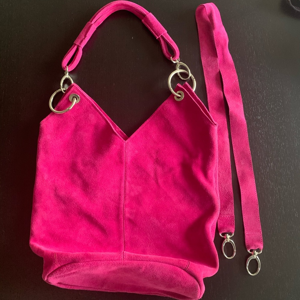 GORGEOUS RARE MCM Suede Purse!